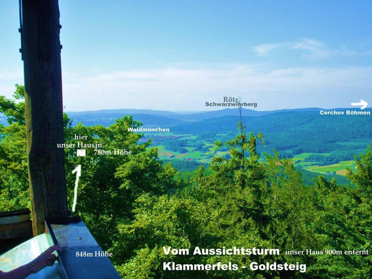 Waldmünchen Ferienwohnungen Waldblick מראה חיצוני תמונה